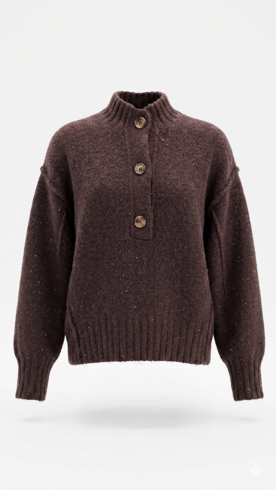 Maglia scollo bottoni