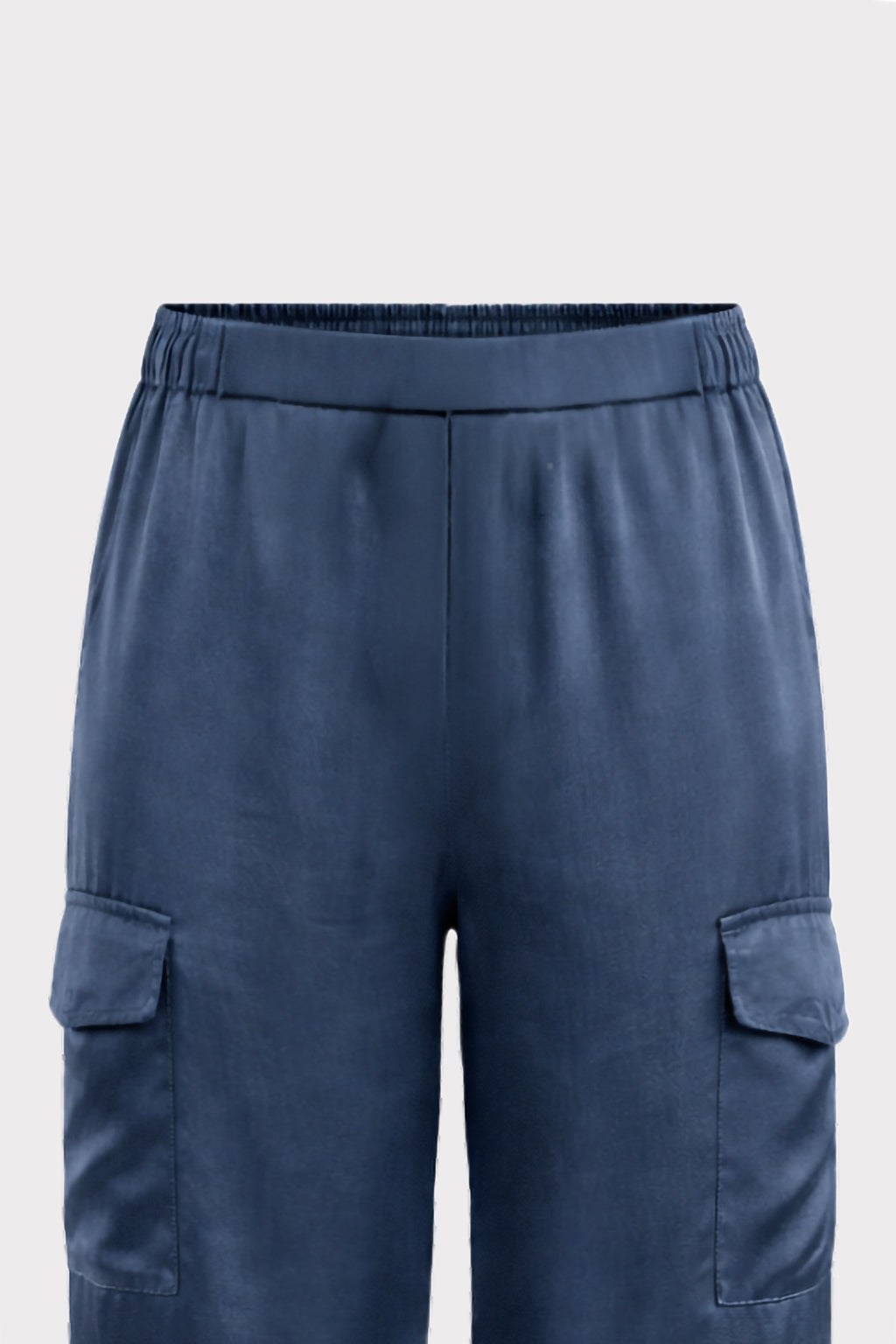 Pantalone satin con tasche