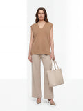 Top in maglia micropaillettes