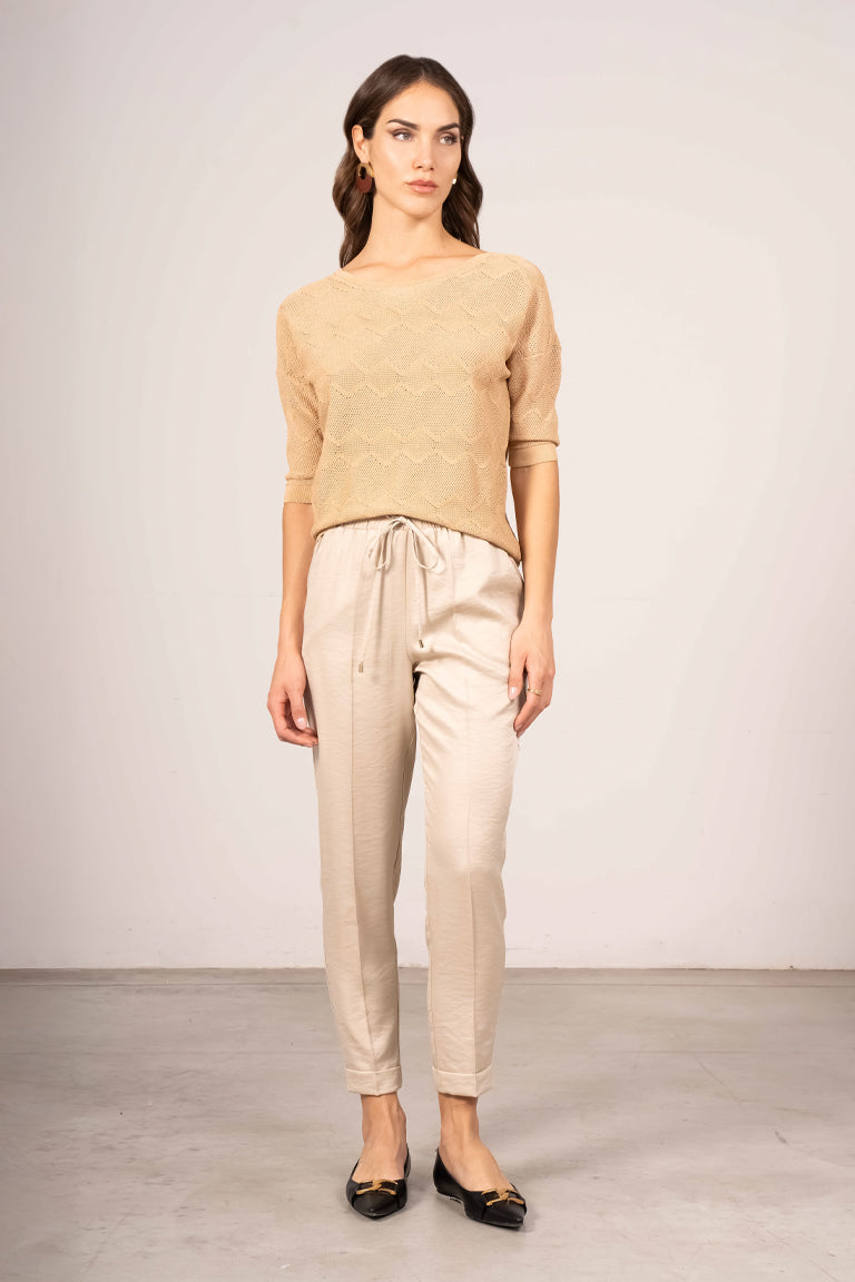 Maglia con trafori