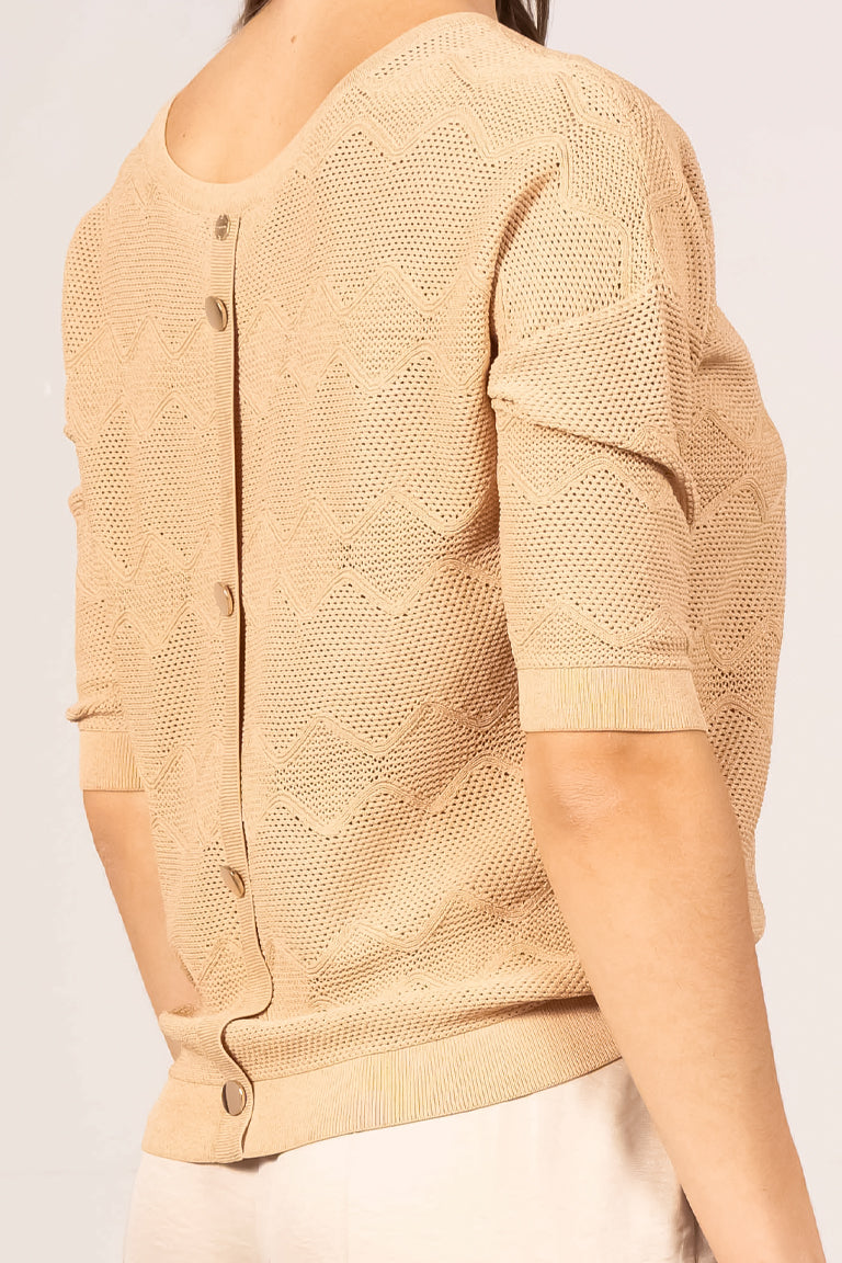 Maglia con trafori