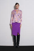 Blusa collo anello