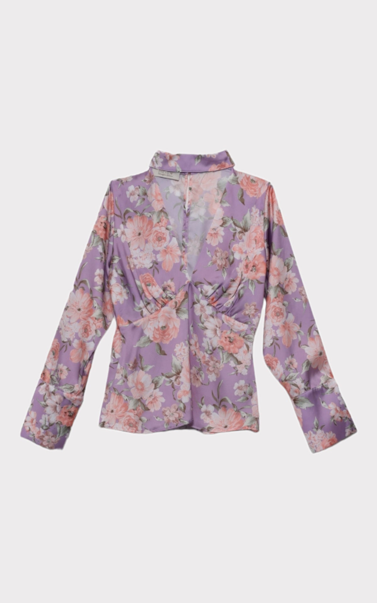 Blusa collo anello