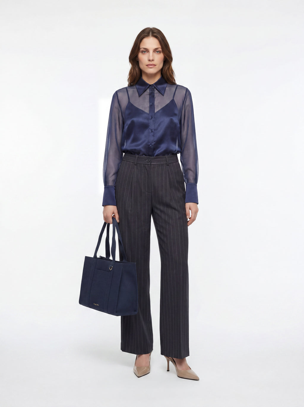 Camicia organza con top