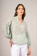 Blusa pizzo devore'