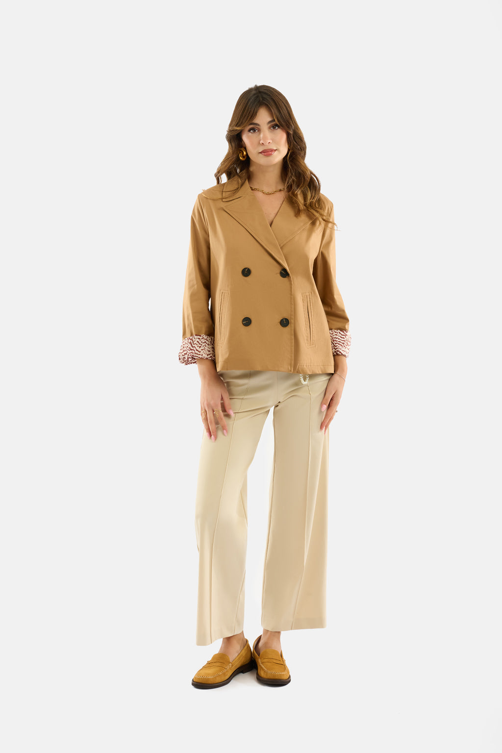 Pantalone culotte con accessorio