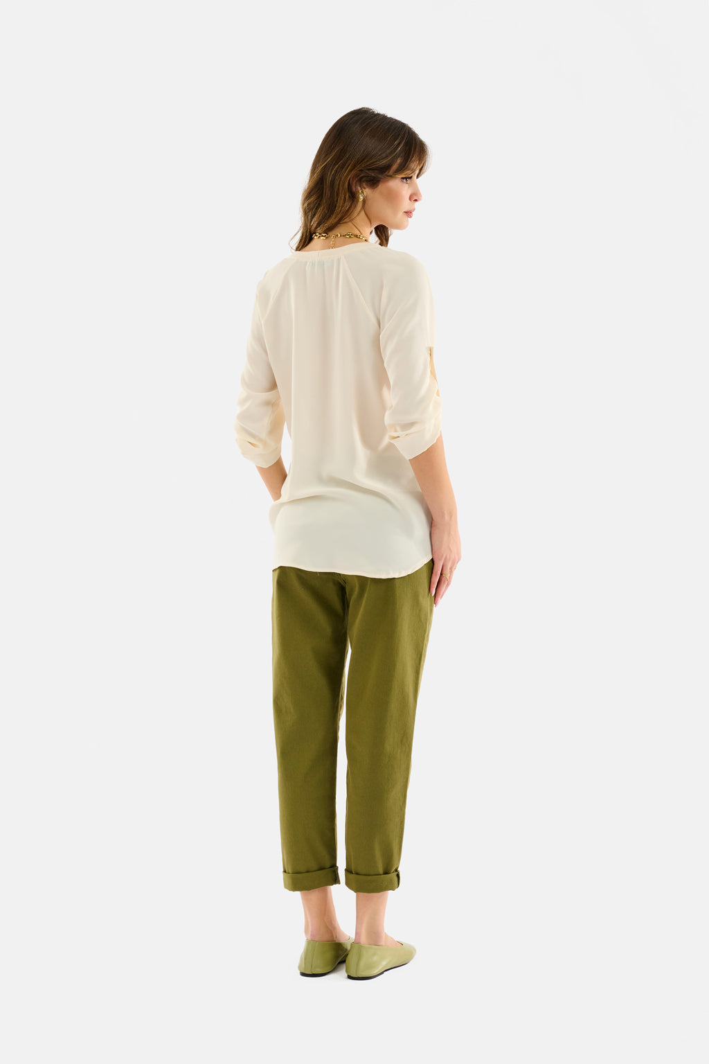 Blusa inserto pizzo