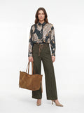 Pantalone dritto con cintura