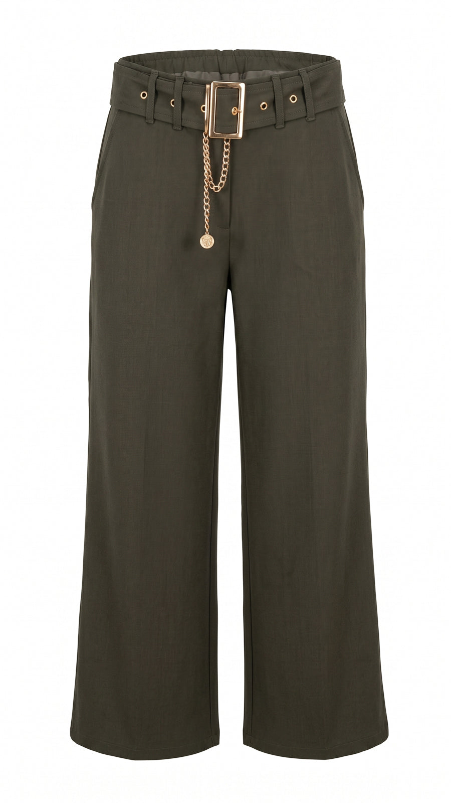 Pantalone dritto con cintura