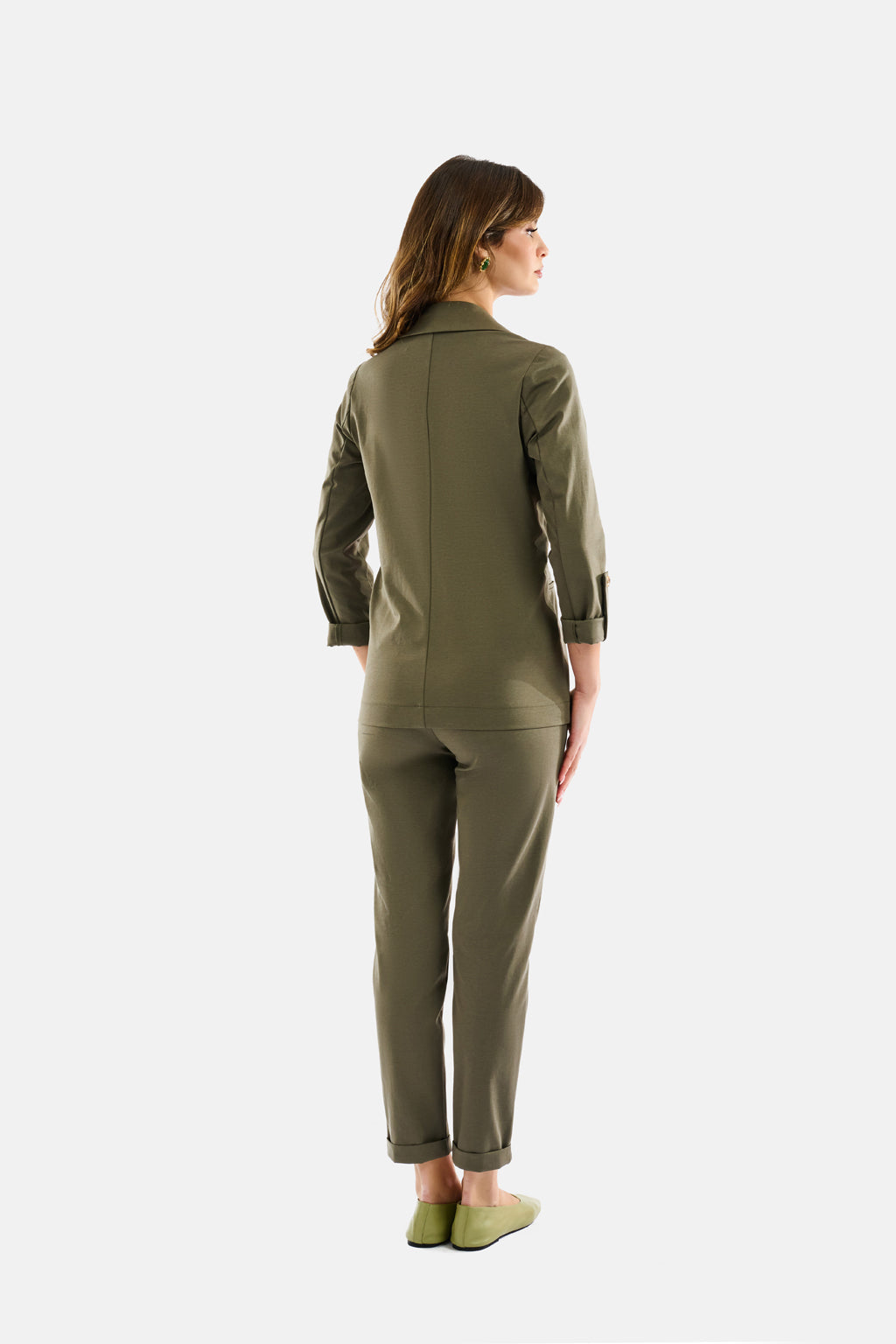 Blazer maniche con risvolto