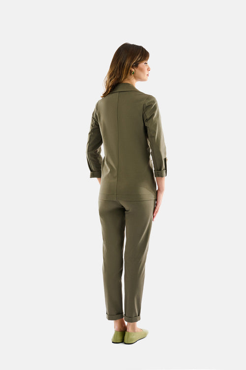 Blazer maniche con risvolto