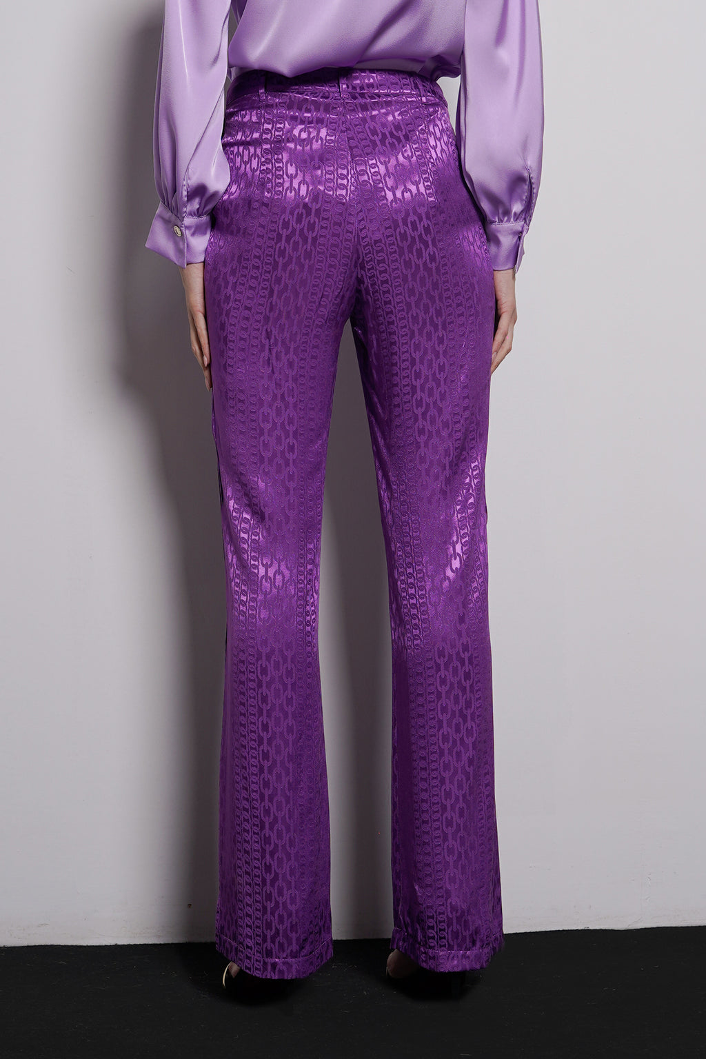Pantalone jacquard catene