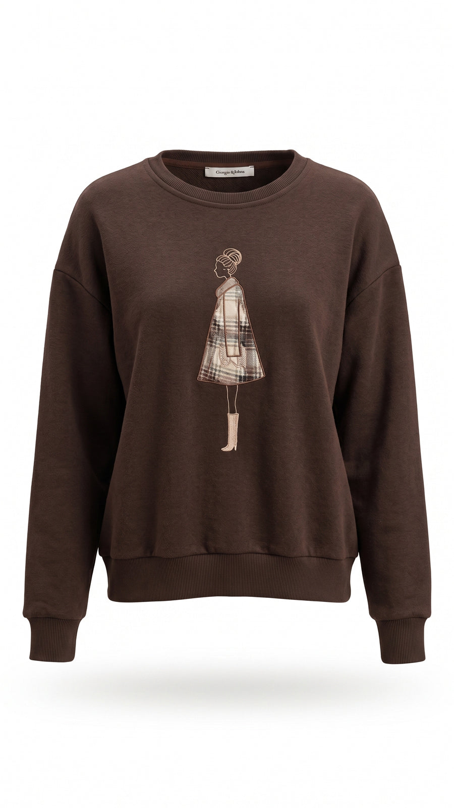 Felpa stampa donna chic