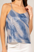 Top in paillettes
