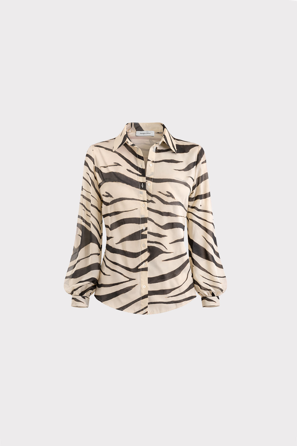 Camicia stampa animalier