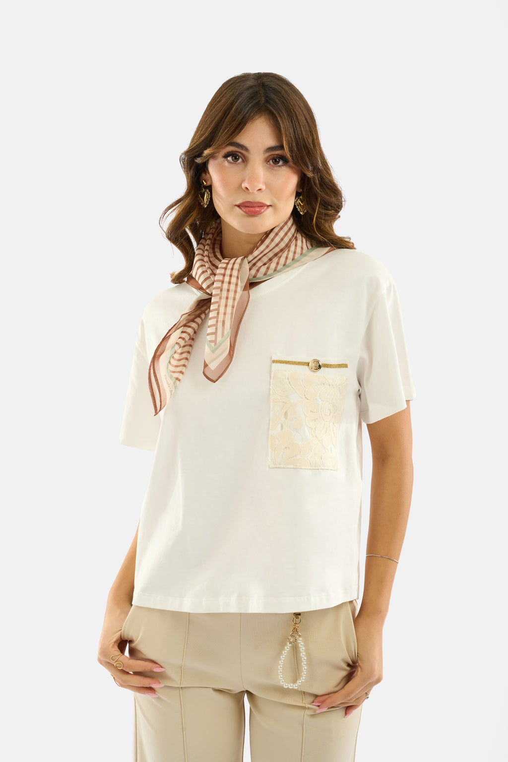 T-shirt taschino macrame'