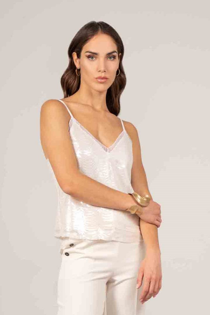 Top lingerie in paillettes