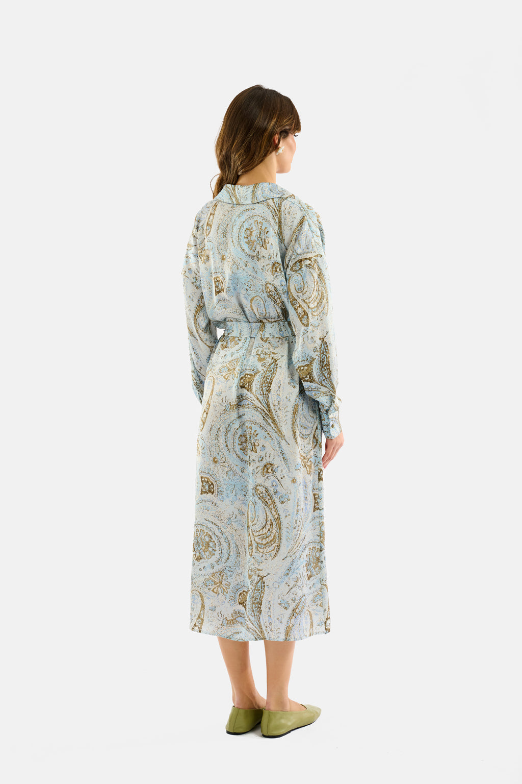 Abito chemisier stampa paisley