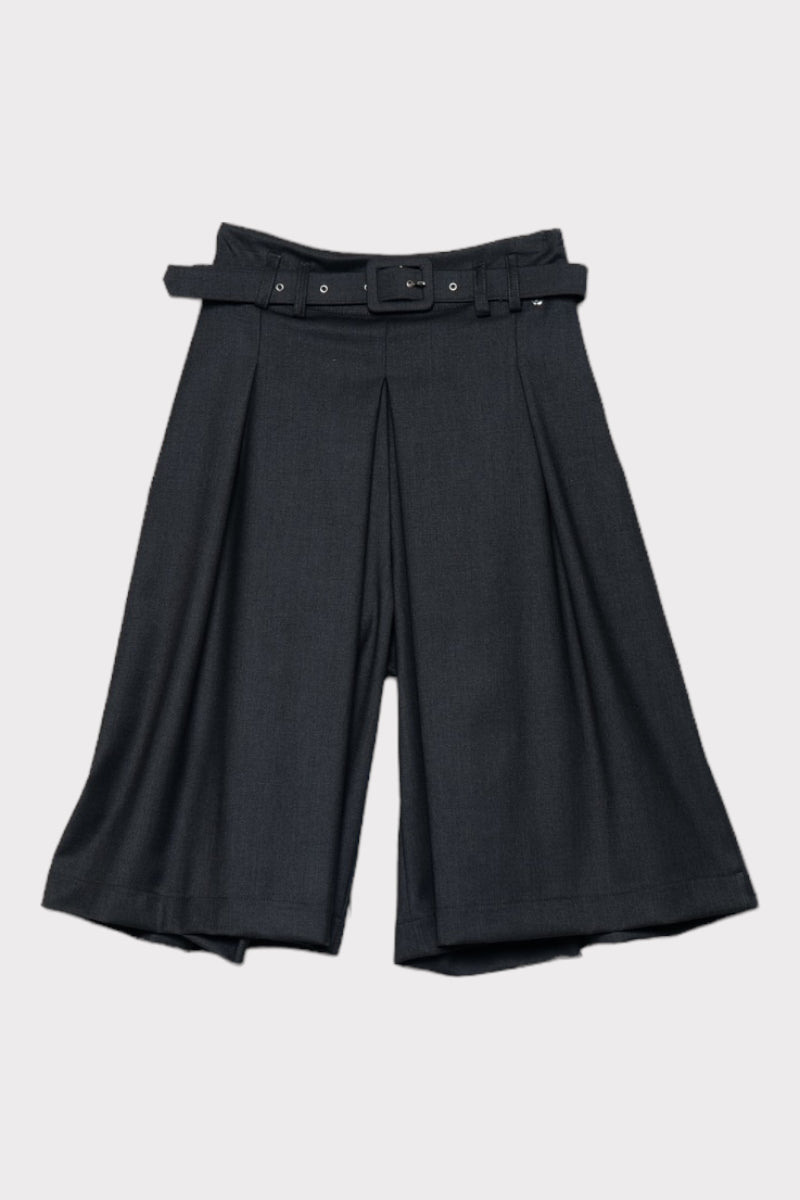 Gonna pantalone cintura rivestita