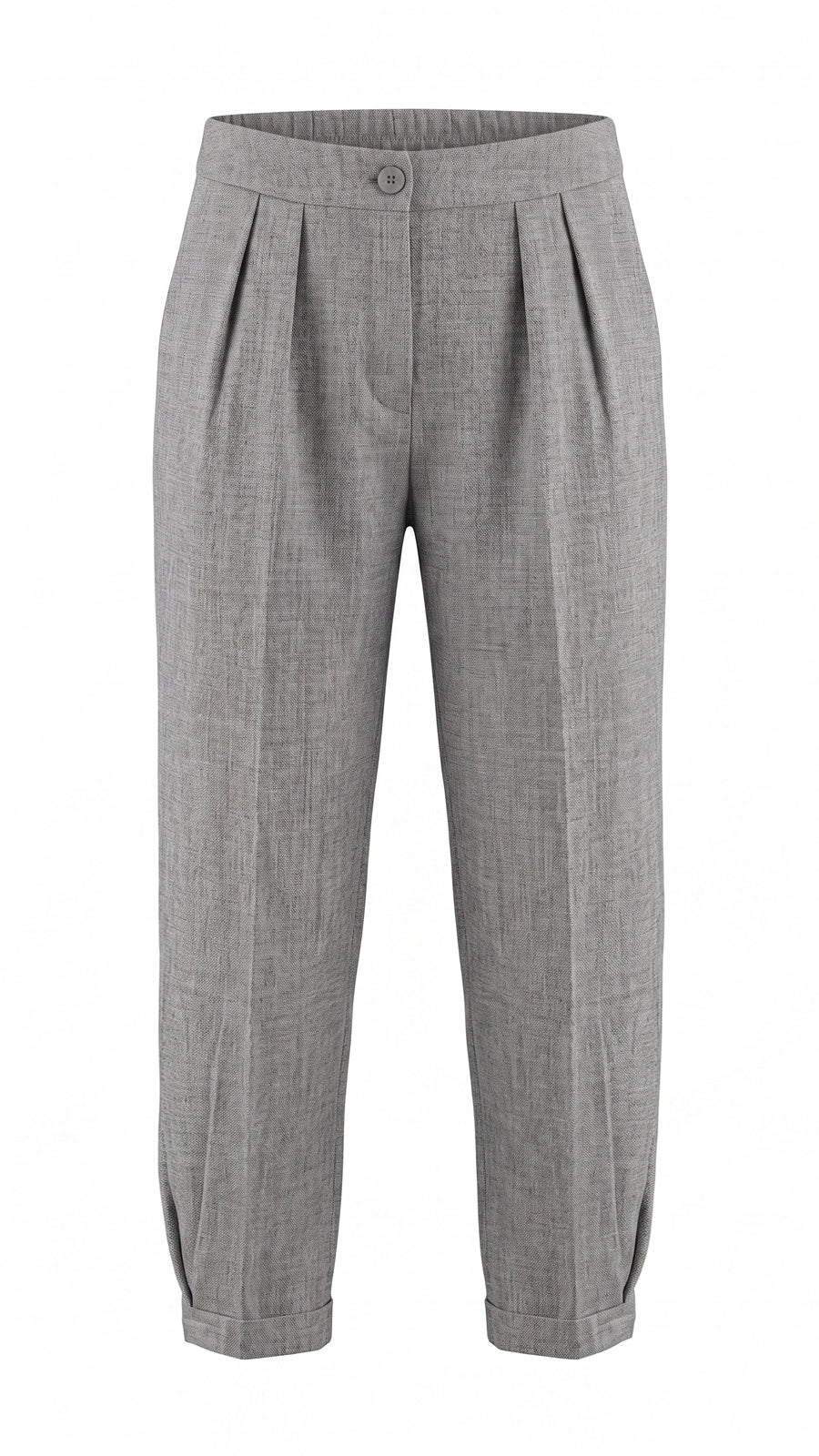 Pantalone con pinces in grisaglia