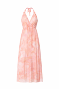 Abito in tulle stampato