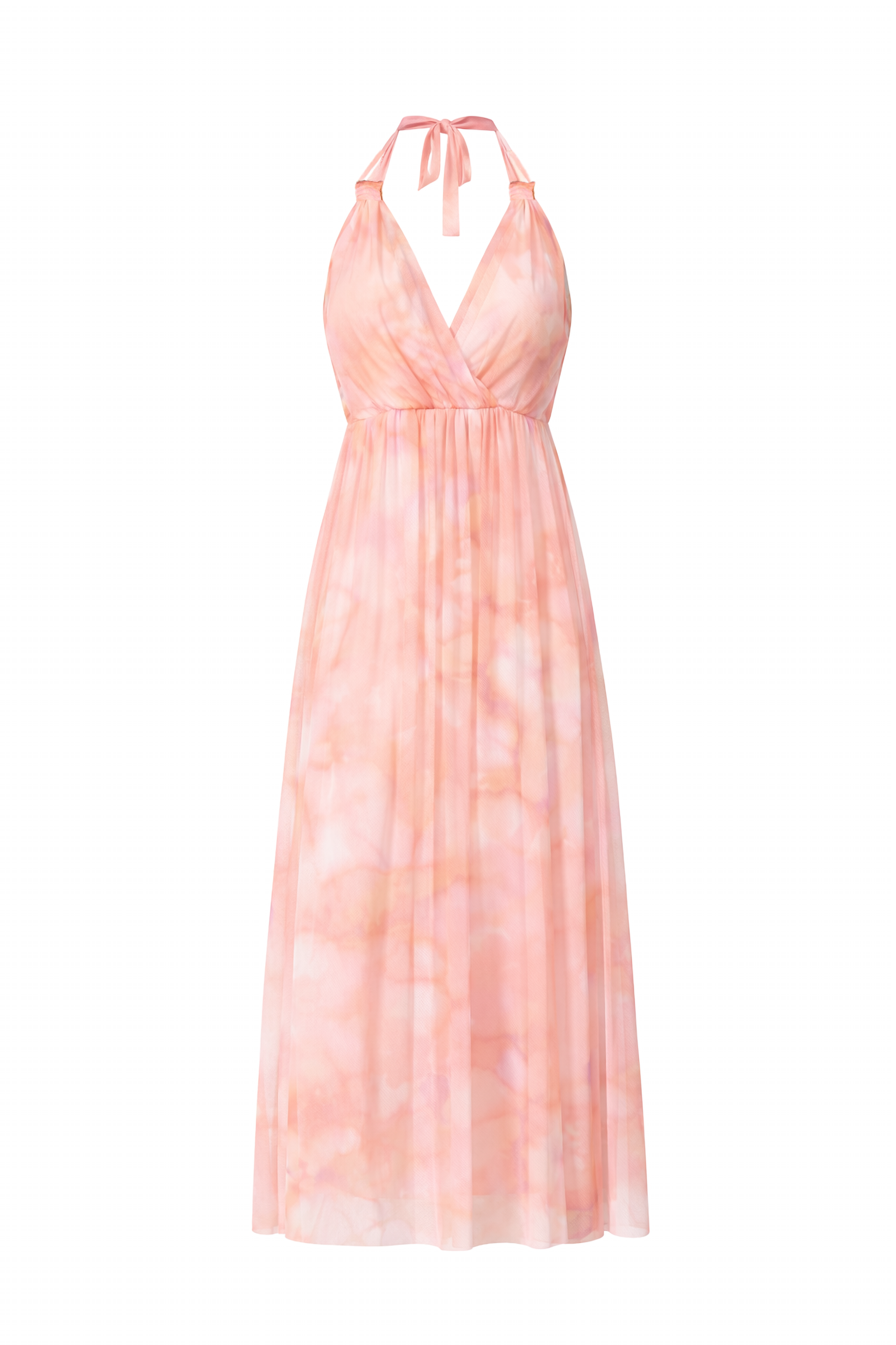 Abito in tulle stampato