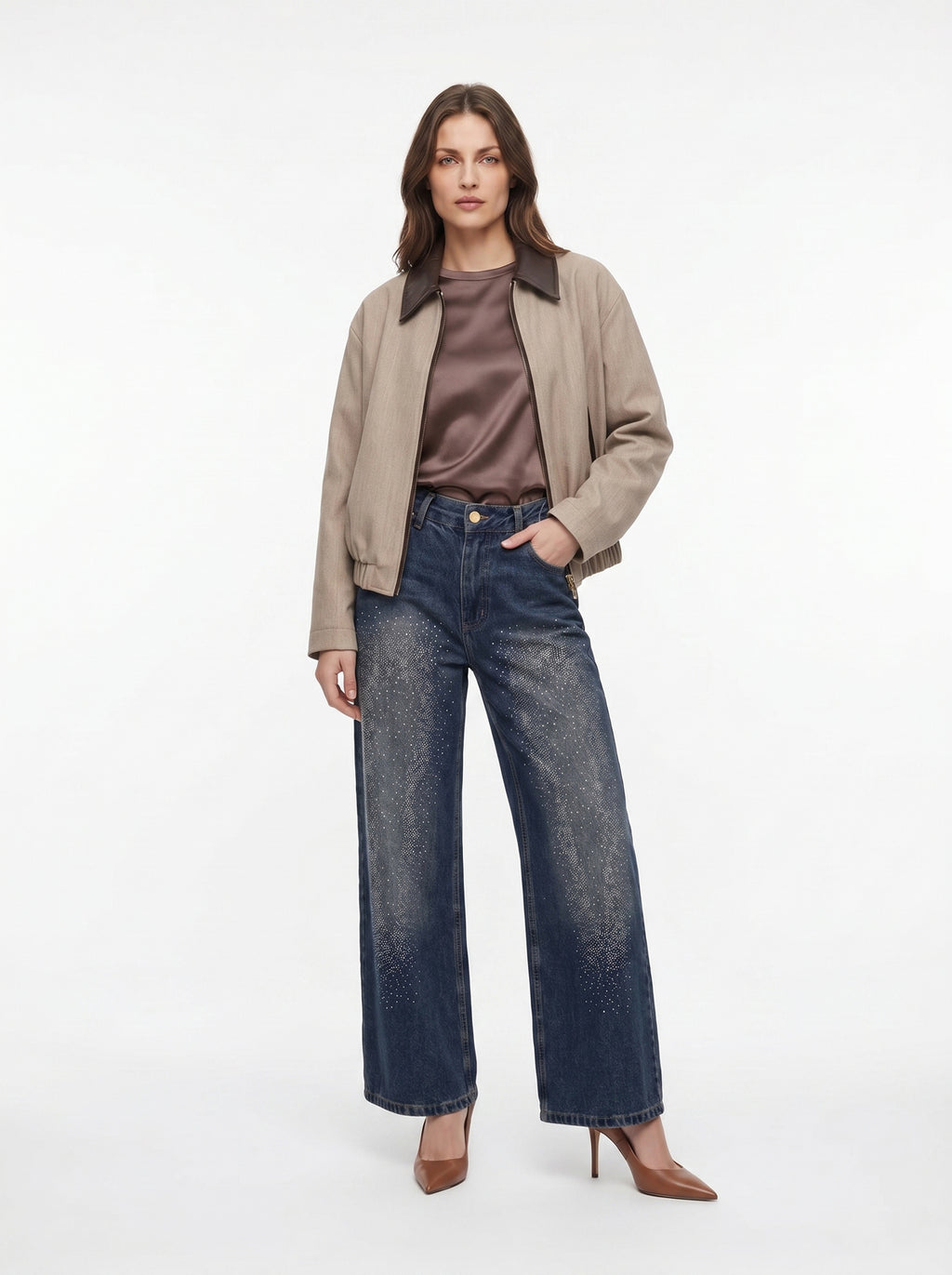 Bomber inserti in ecopelle
