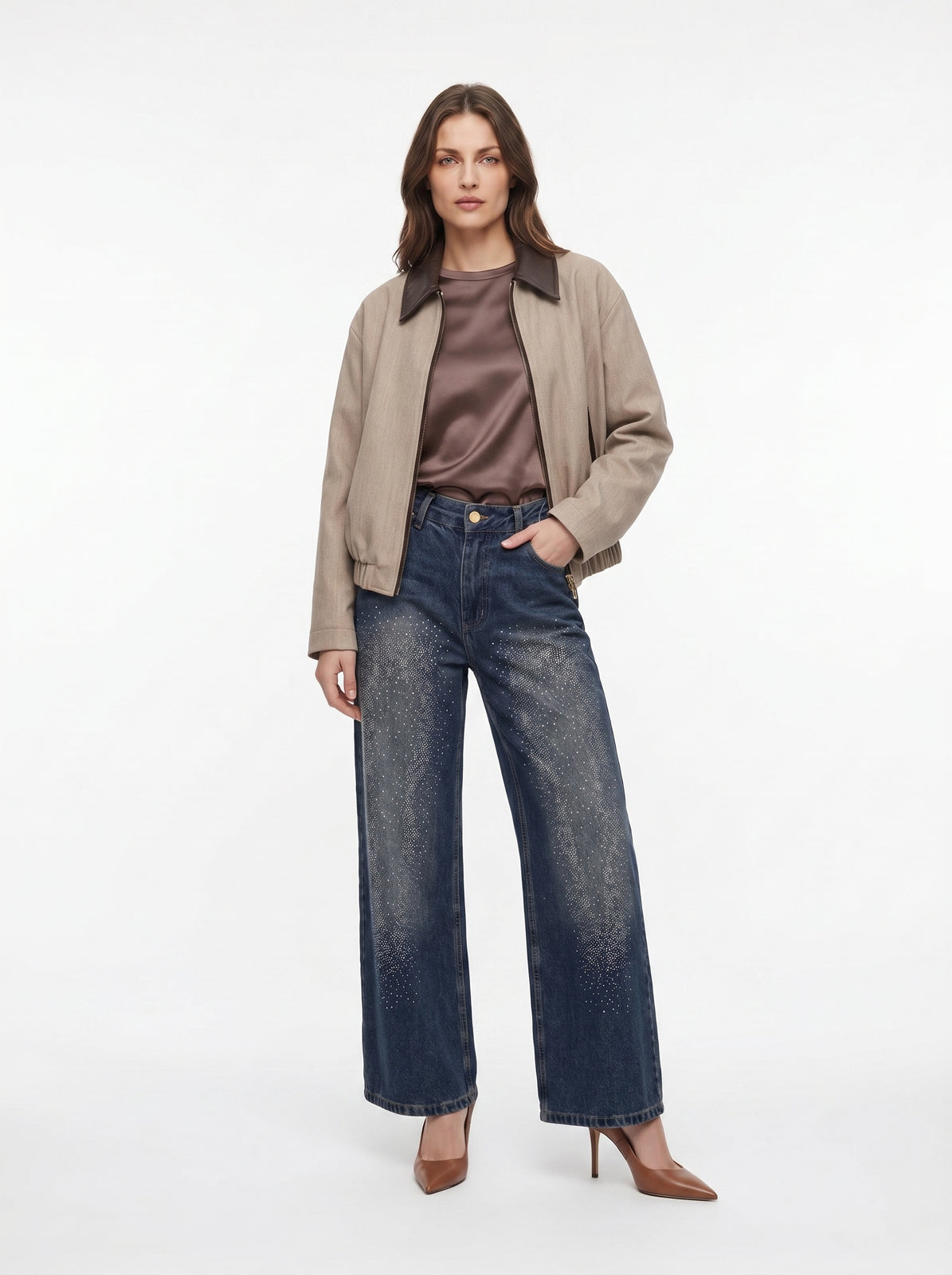 Bomber inserti in ecopelle