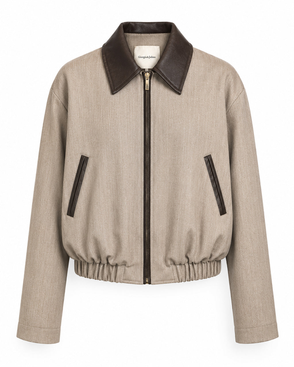 Bomber inserti in ecopelle