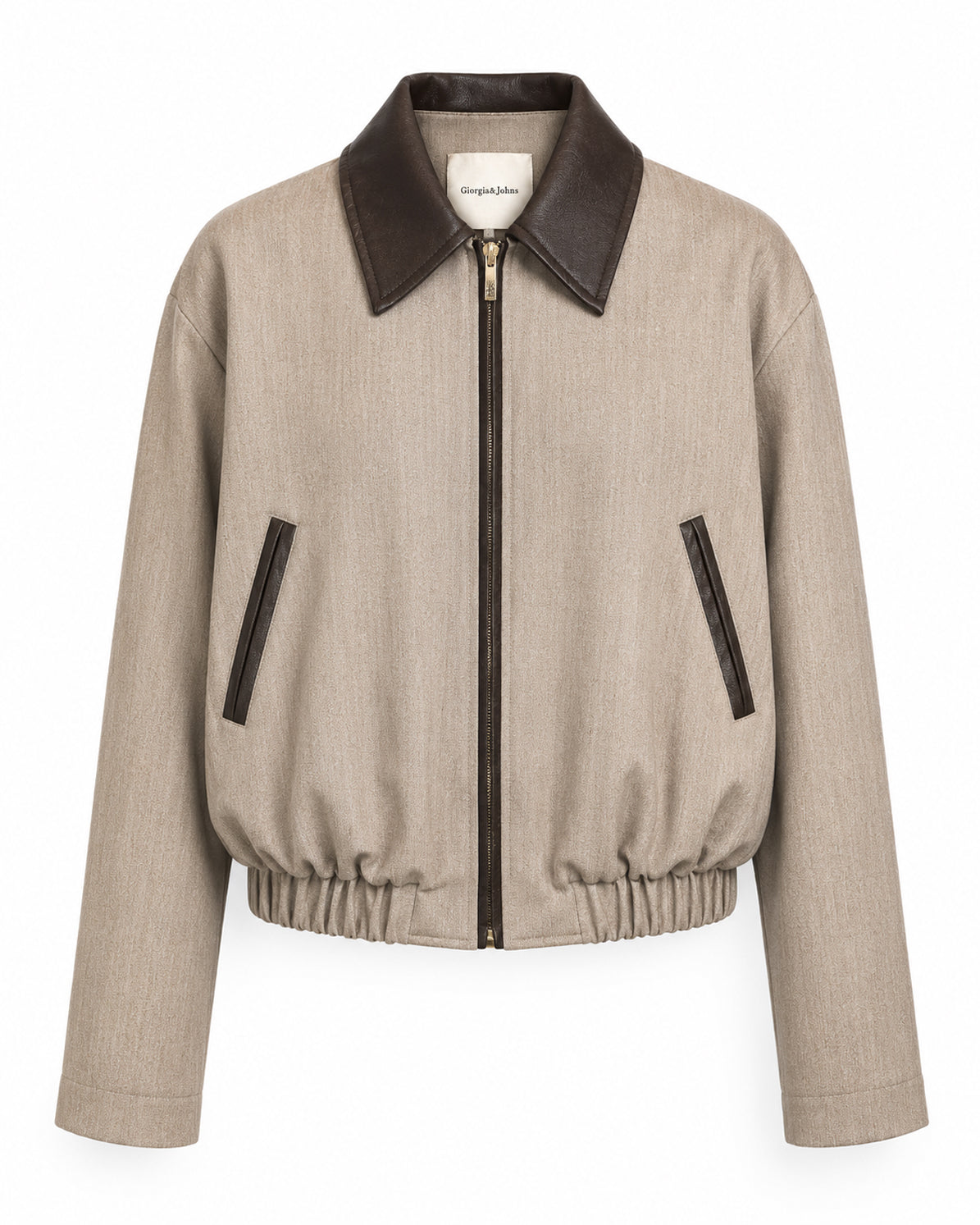 Bomber inserti in ecopelle