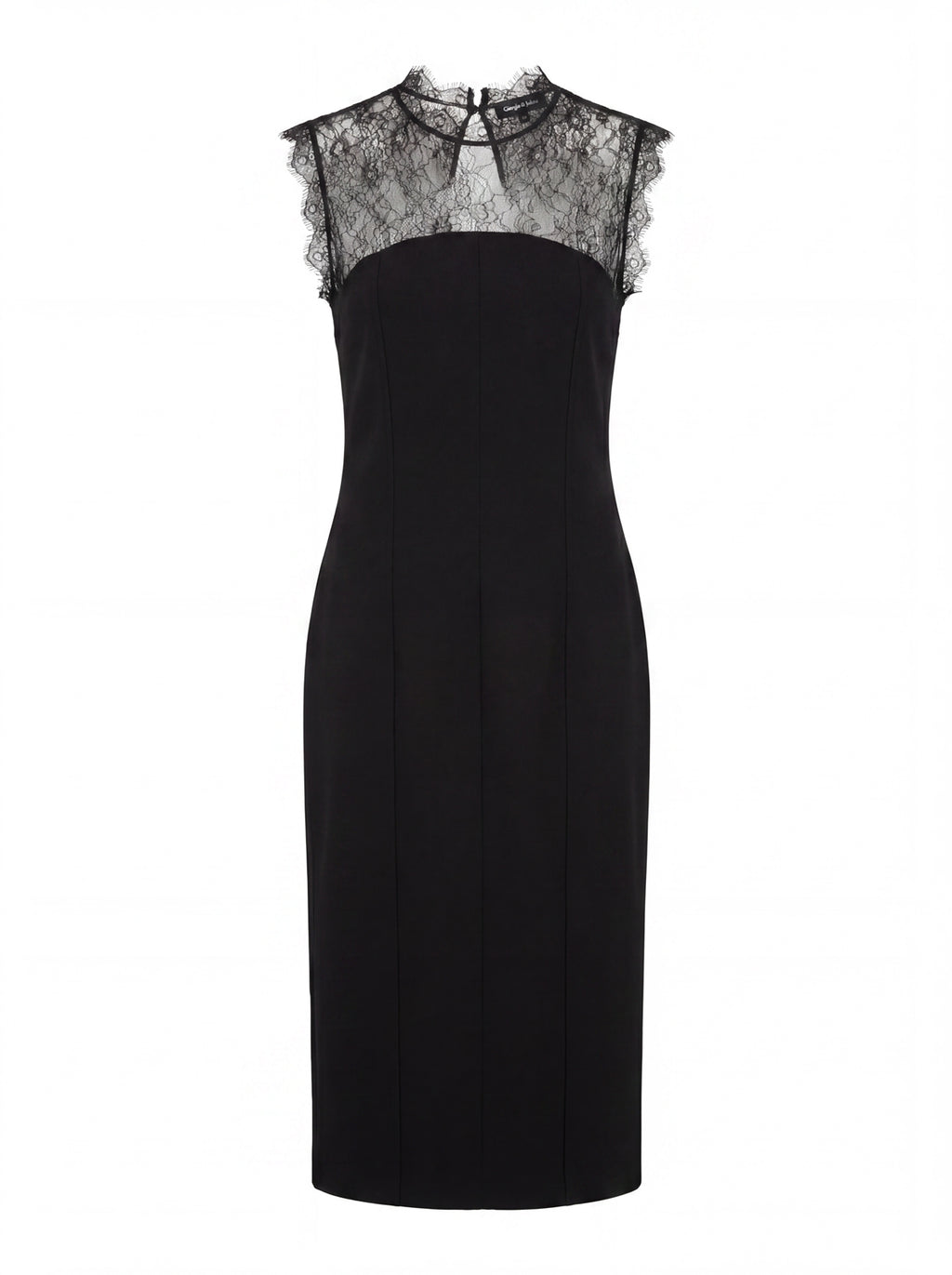 Abito midi inserto pizzo