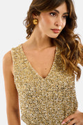 Top in paillettes