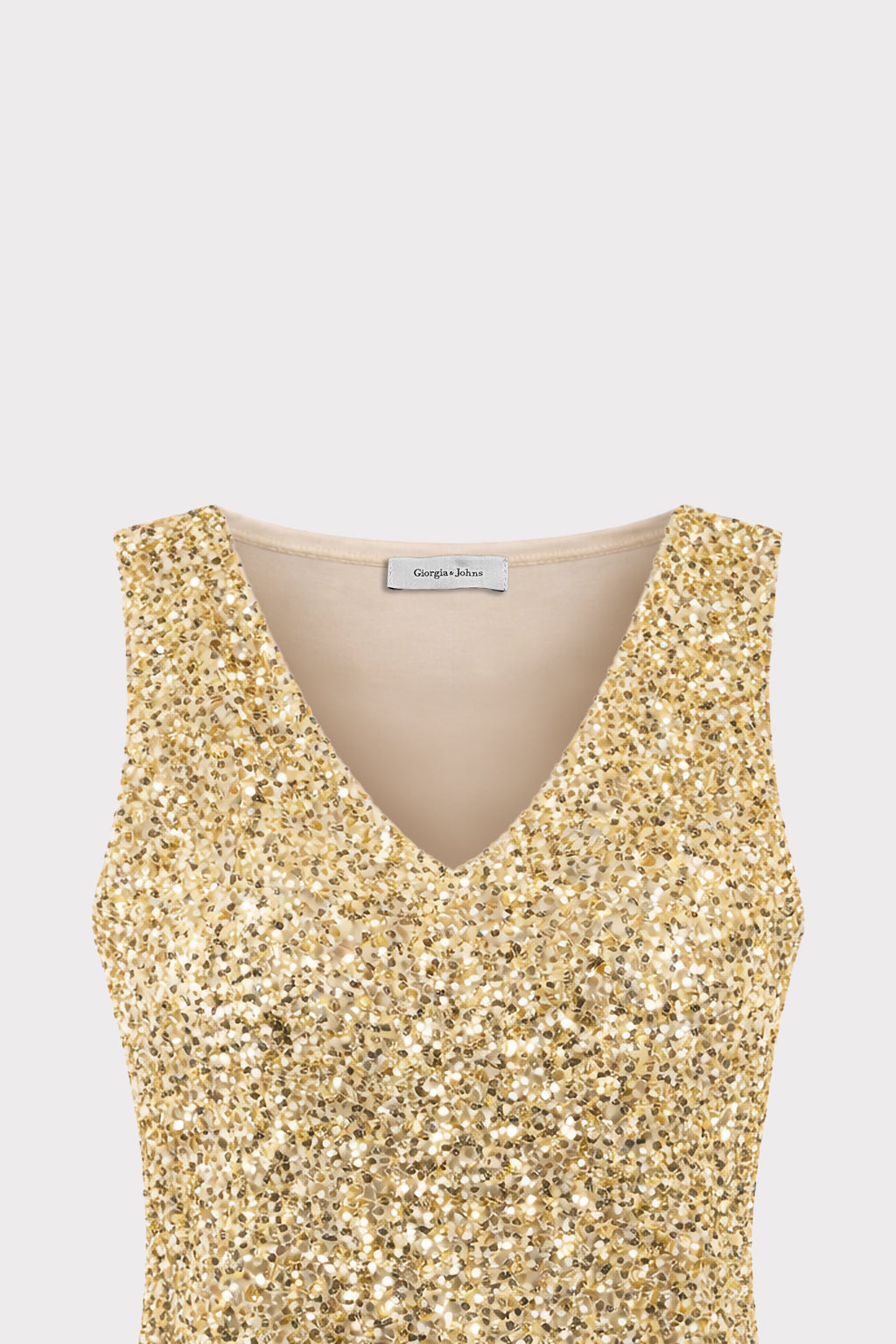 Top in paillettes