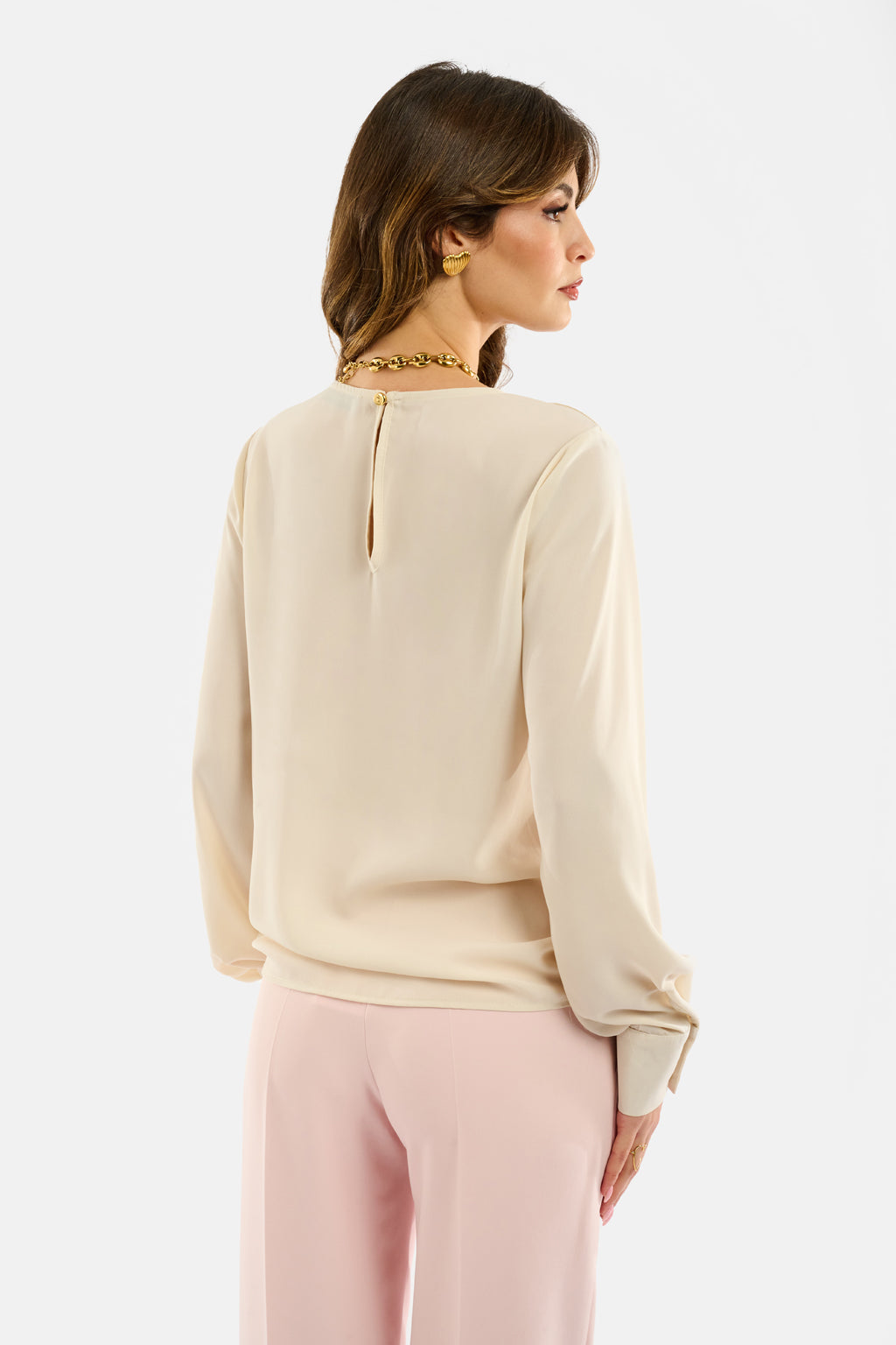 Blusa dettagli catena