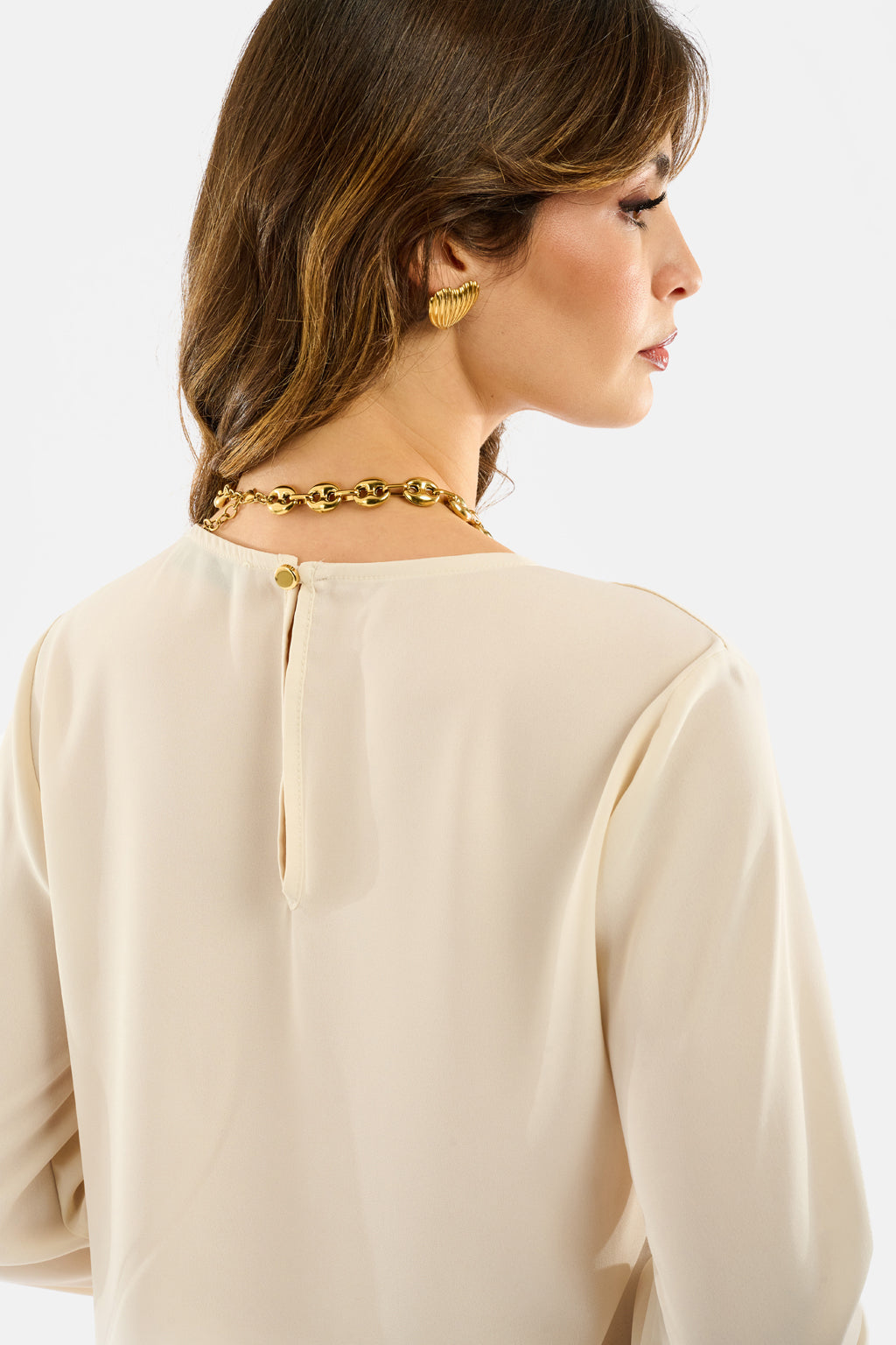 Blusa dettagli catena