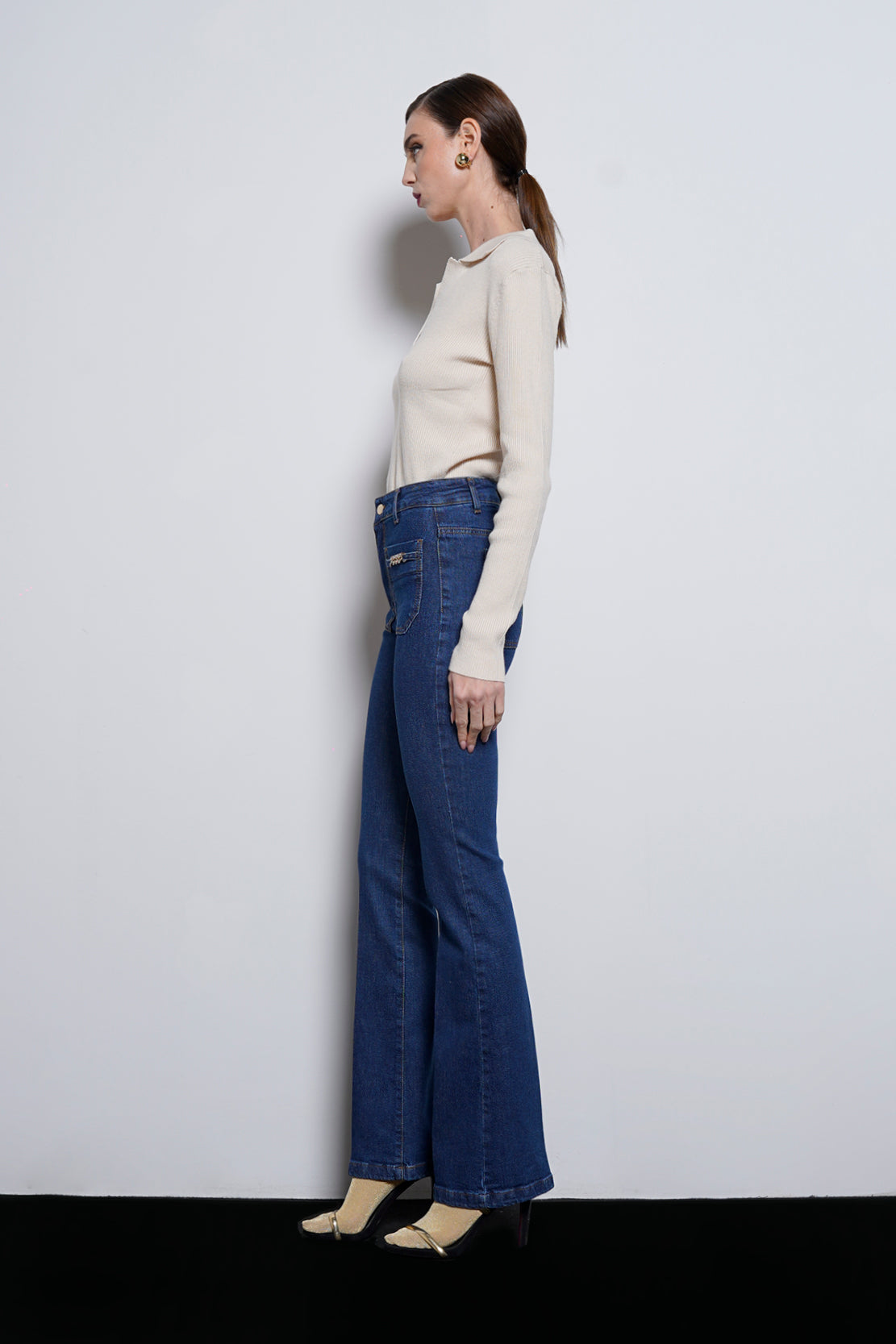 Jeans inserto catena