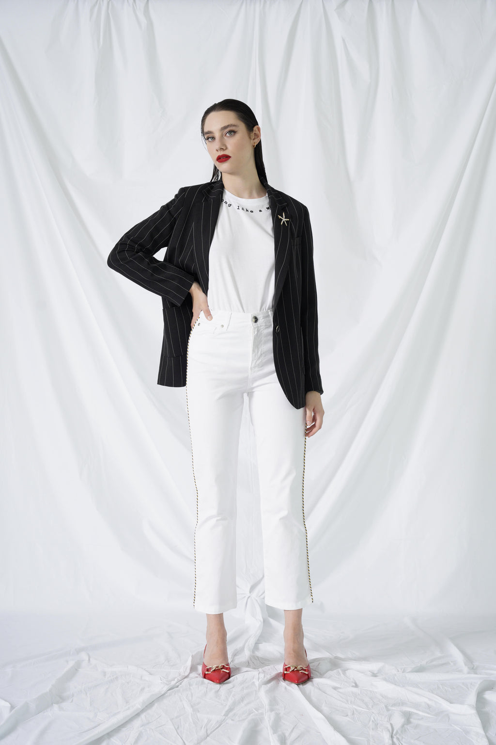 Blazer gessato