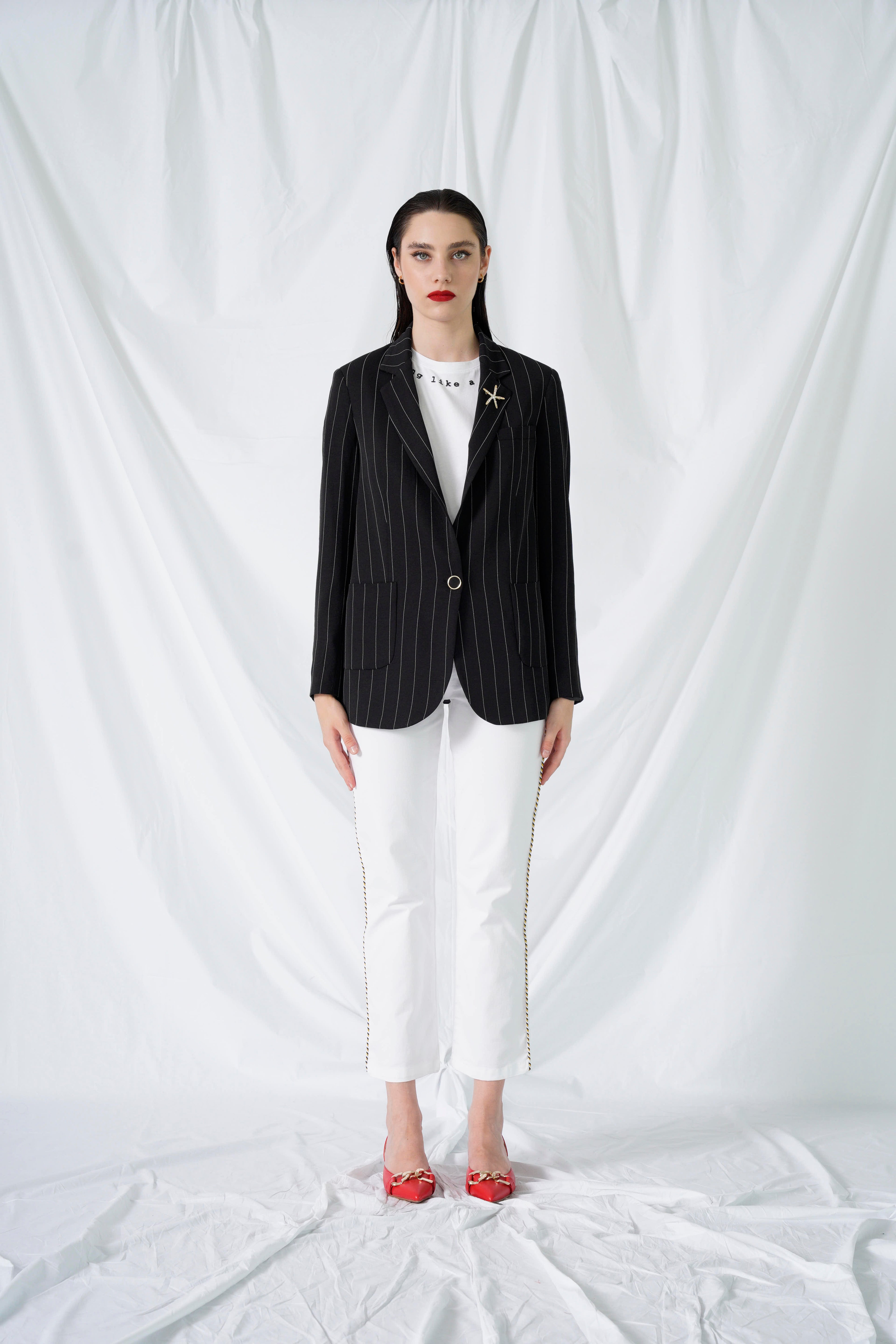 Blazer gessato
