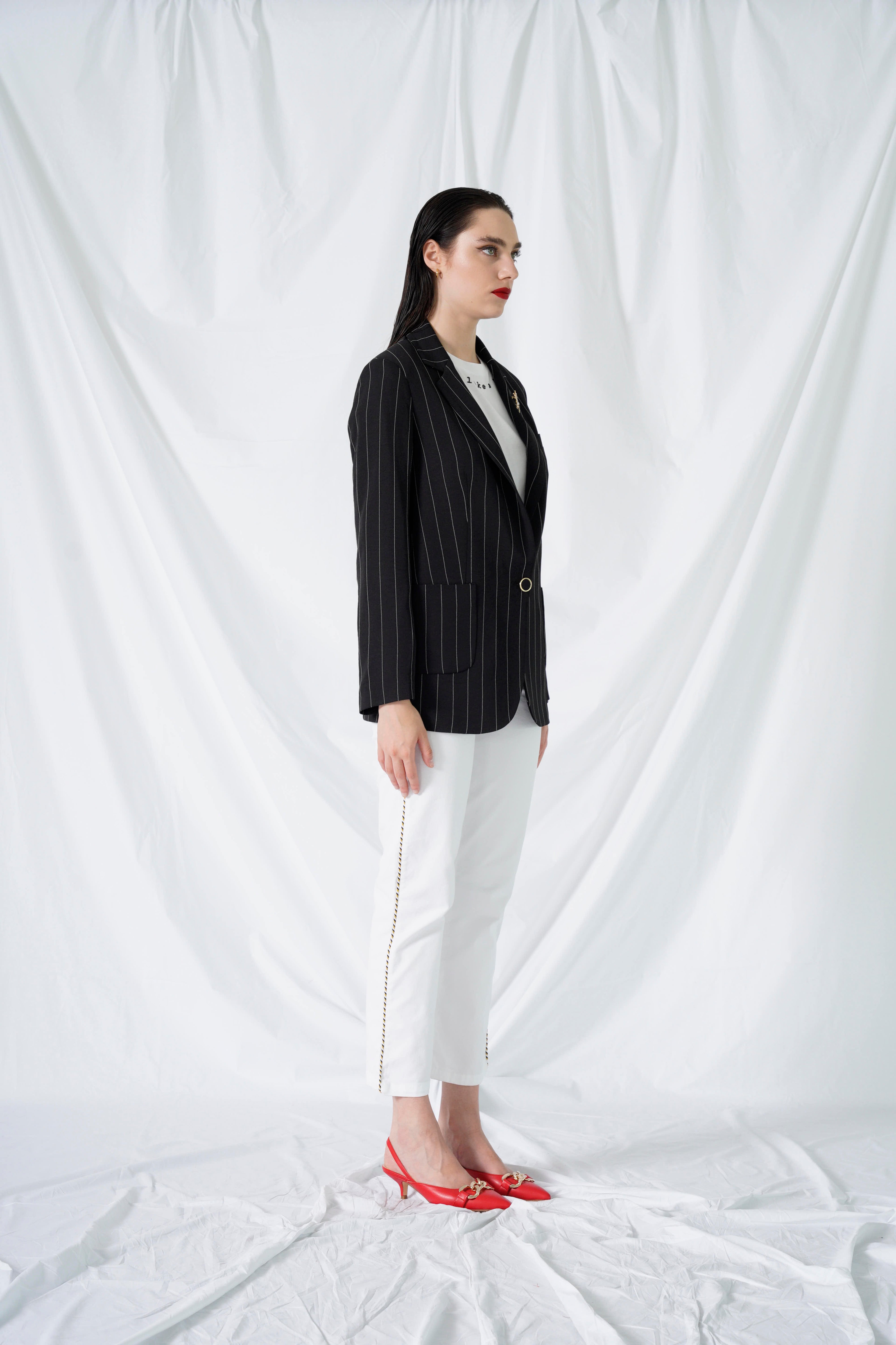 Blazer gessato