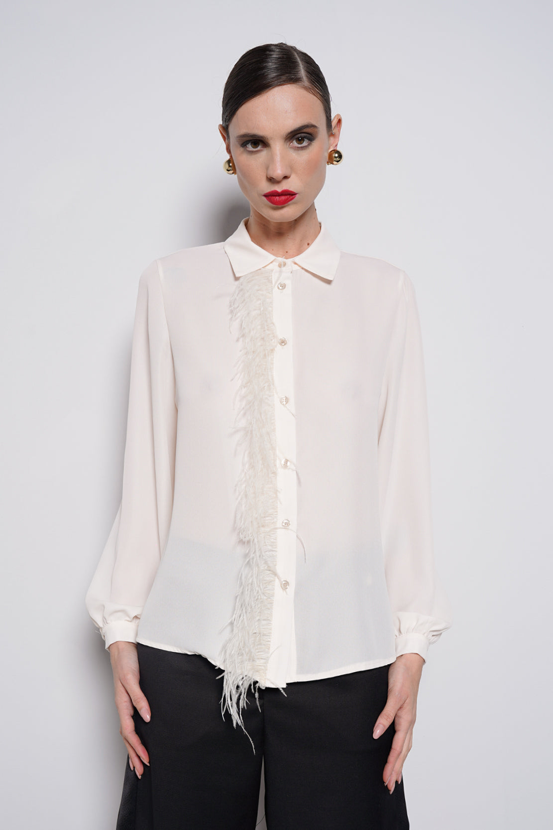 Camicia piume