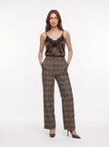 Pantalone dritto quadri