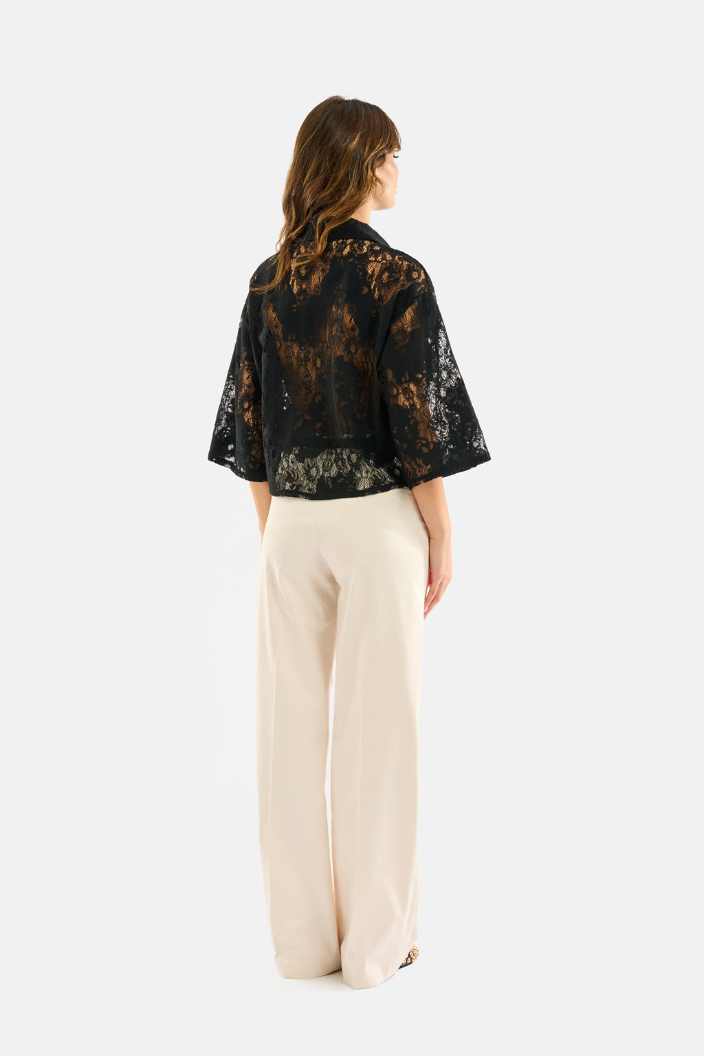 Pantalone gamba ampia
