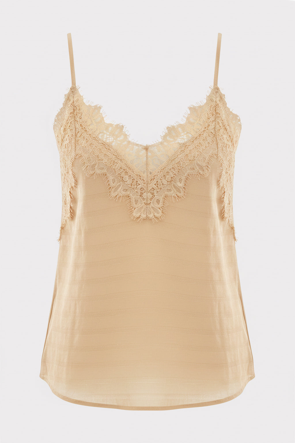 Top scollo v dettagli pizzo