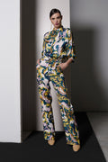 Pantalone palazzo stampa paisley