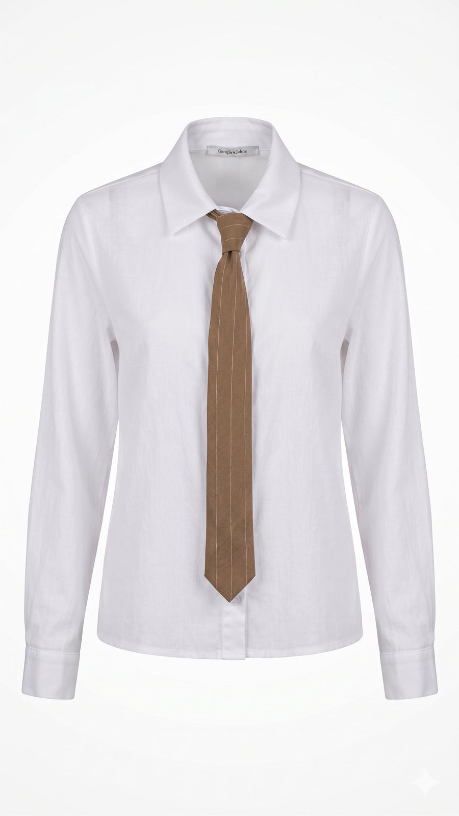 Camicia in popeline con cravatta