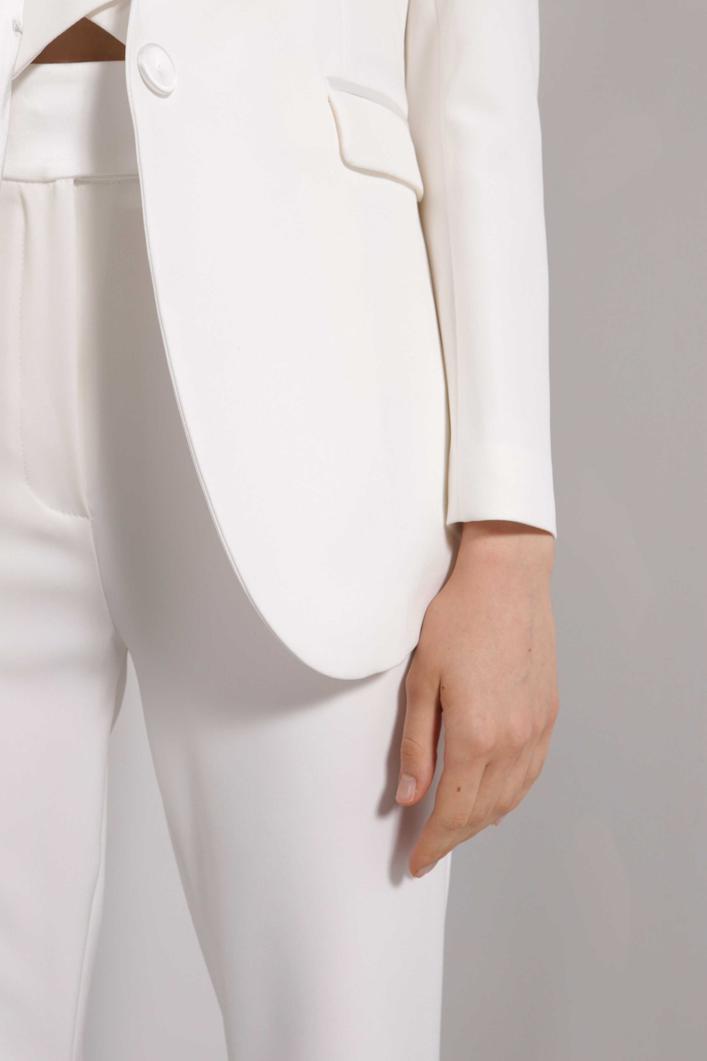 Blazer revers in raso