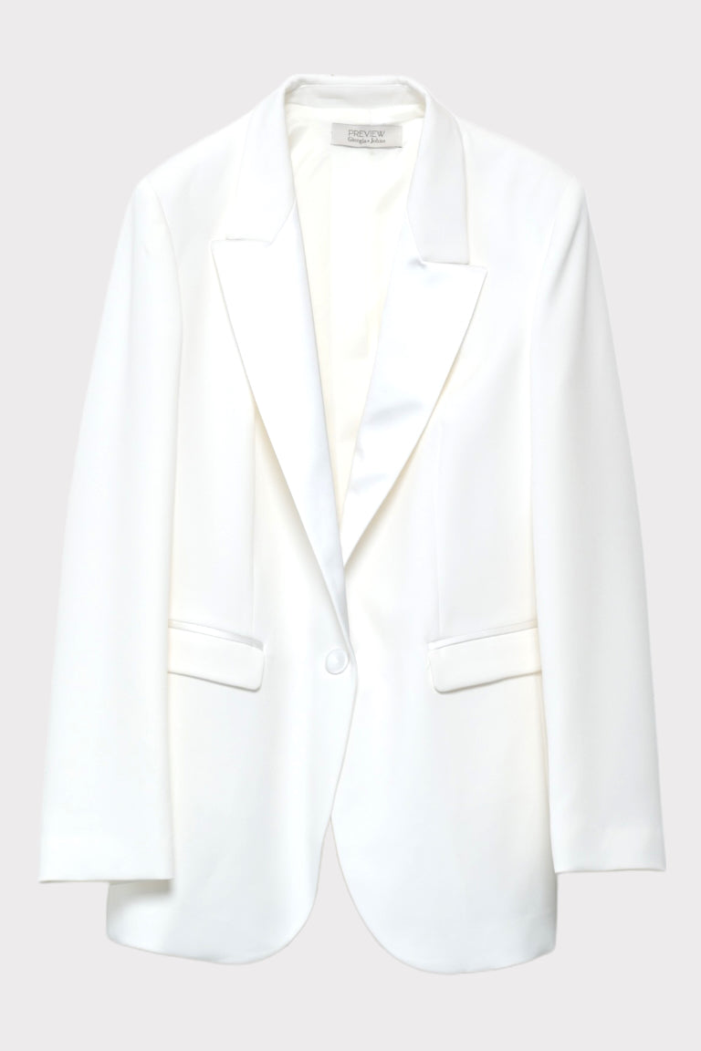 Blazer revers in raso