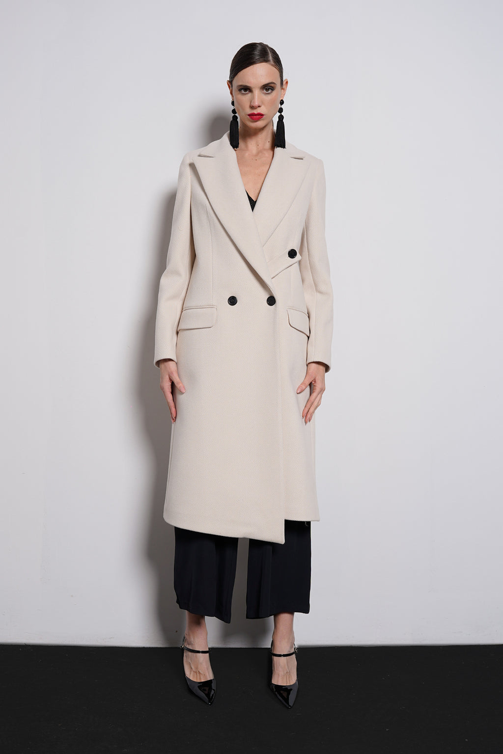Cappotto cinturino removibile