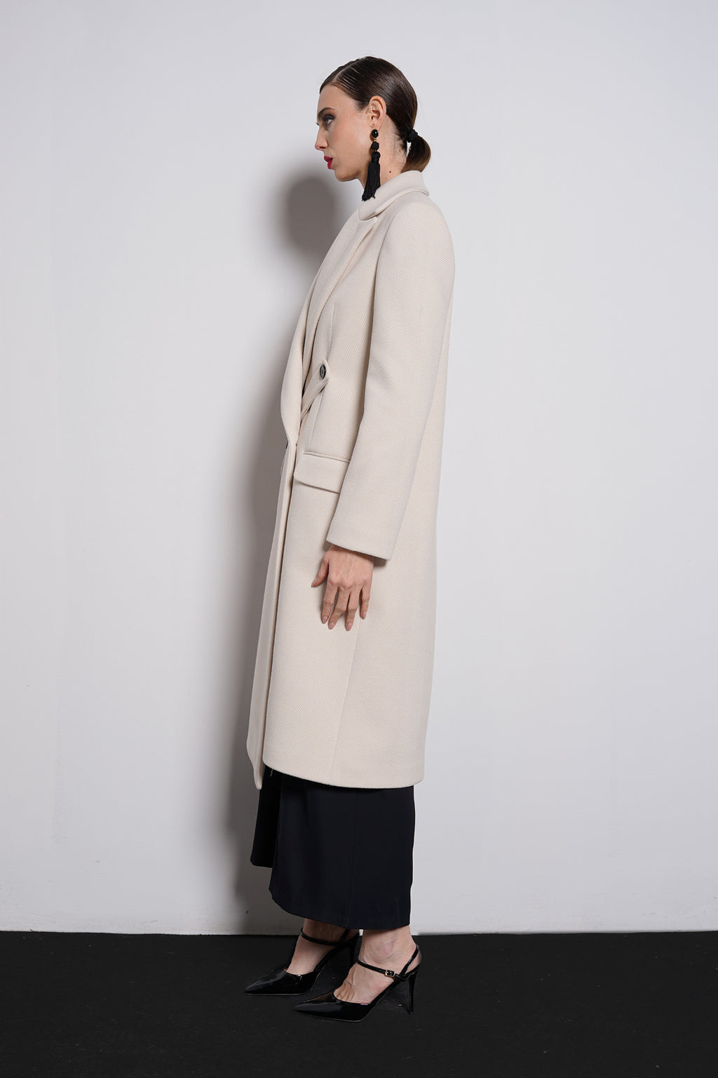 Cappotto cinturino removibile