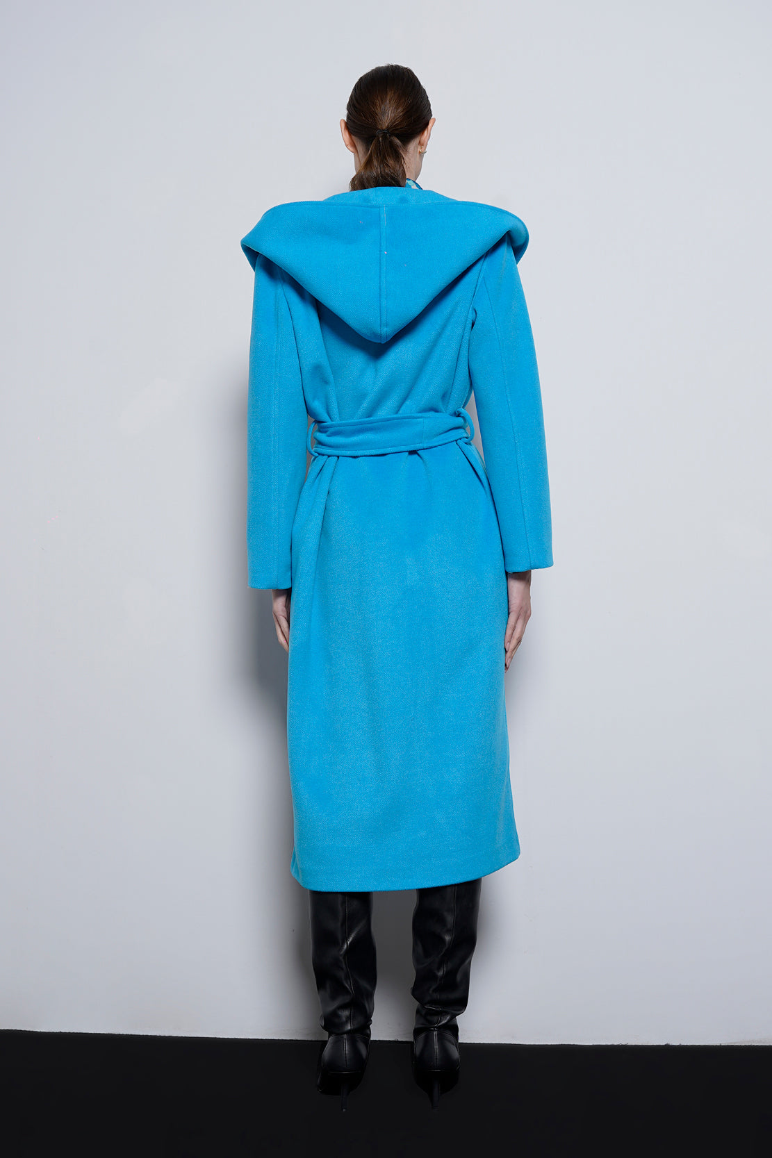 Cappotto vestaglia con cappuccio